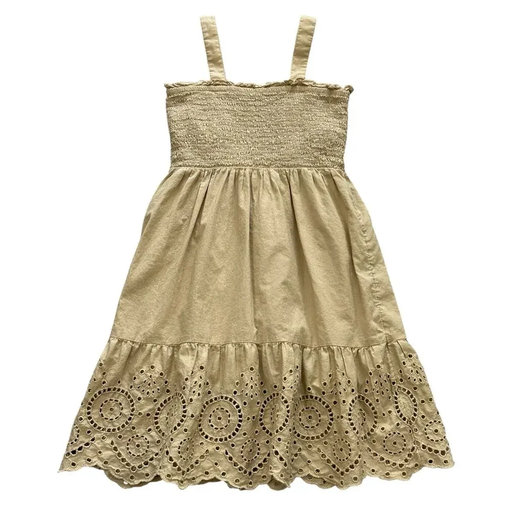 GAP Girls Smocked Sundress Small 6/7